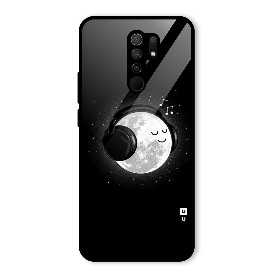 Music World Enjoying Glass Back Case for Redmi 9 Prime
