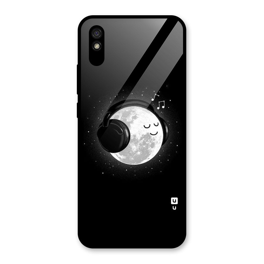Music World Enjoying Glass Back Case for Redmi 9i