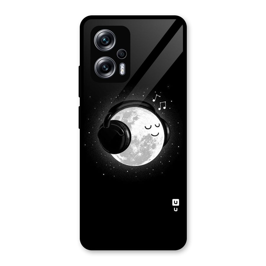 Music World Enjoying Glass Back Case for Redmi K50i