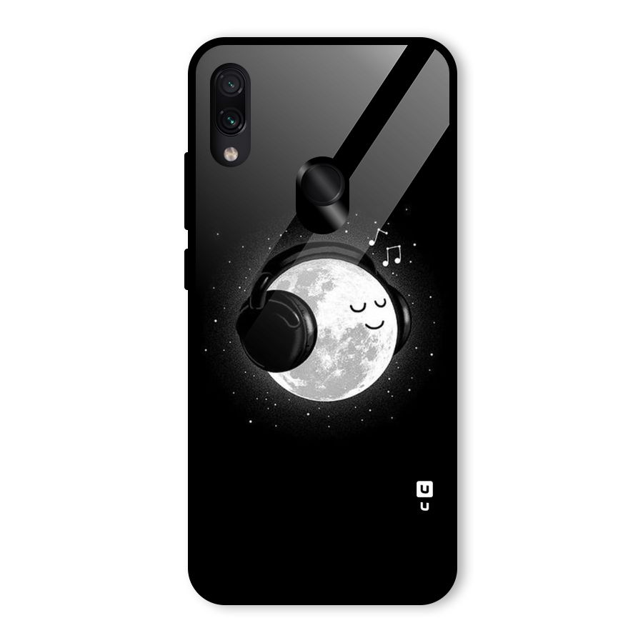 Music World Enjoying Glass Back Case for Redmi Note 7