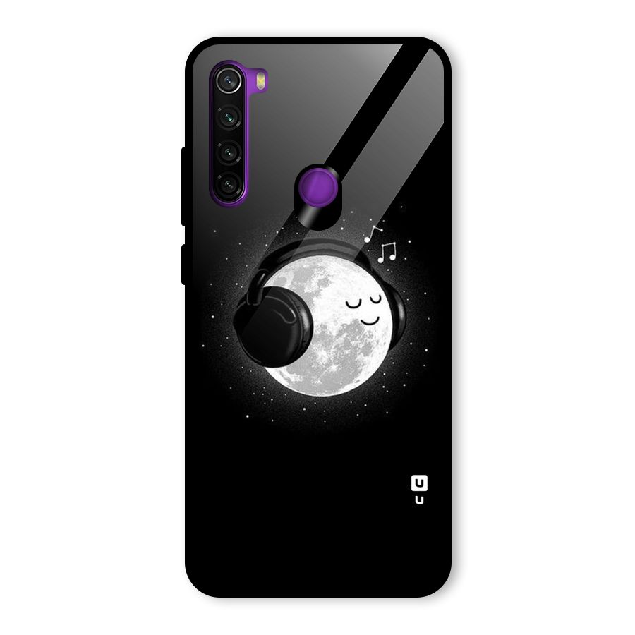 Music World Enjoying Glass Back Case for Redmi Note 8