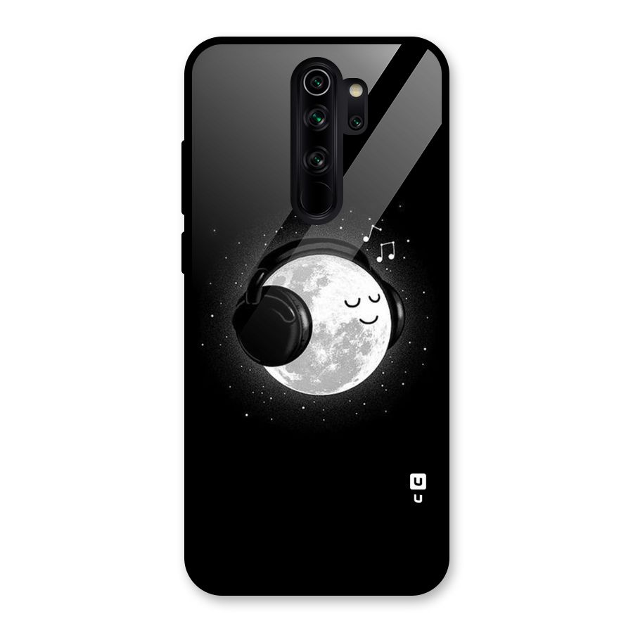 Music World Enjoying Glass Back Case for Redmi Note 8 Pro