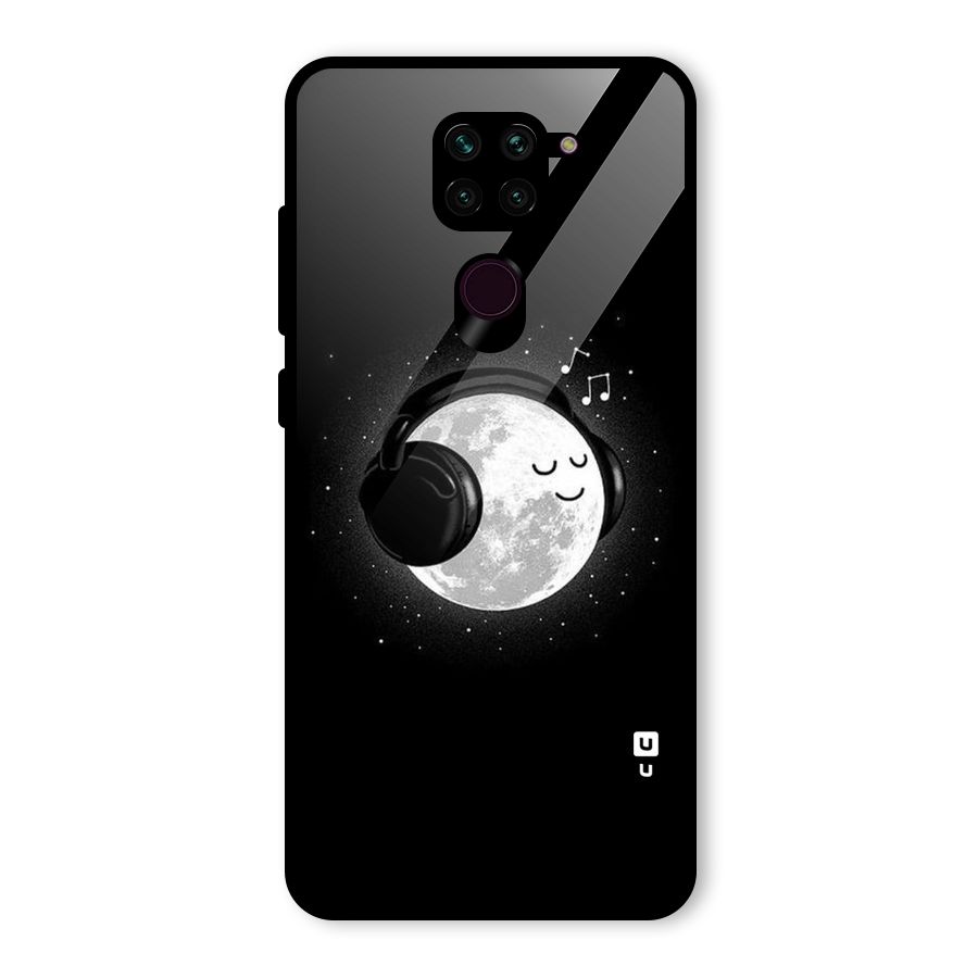 Music World Enjoying Glass Back Case for Redmi Note 9
