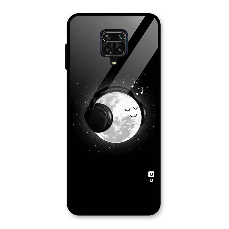 Music World Enjoying Glass Back Case for Redmi Note 9 Pro Max