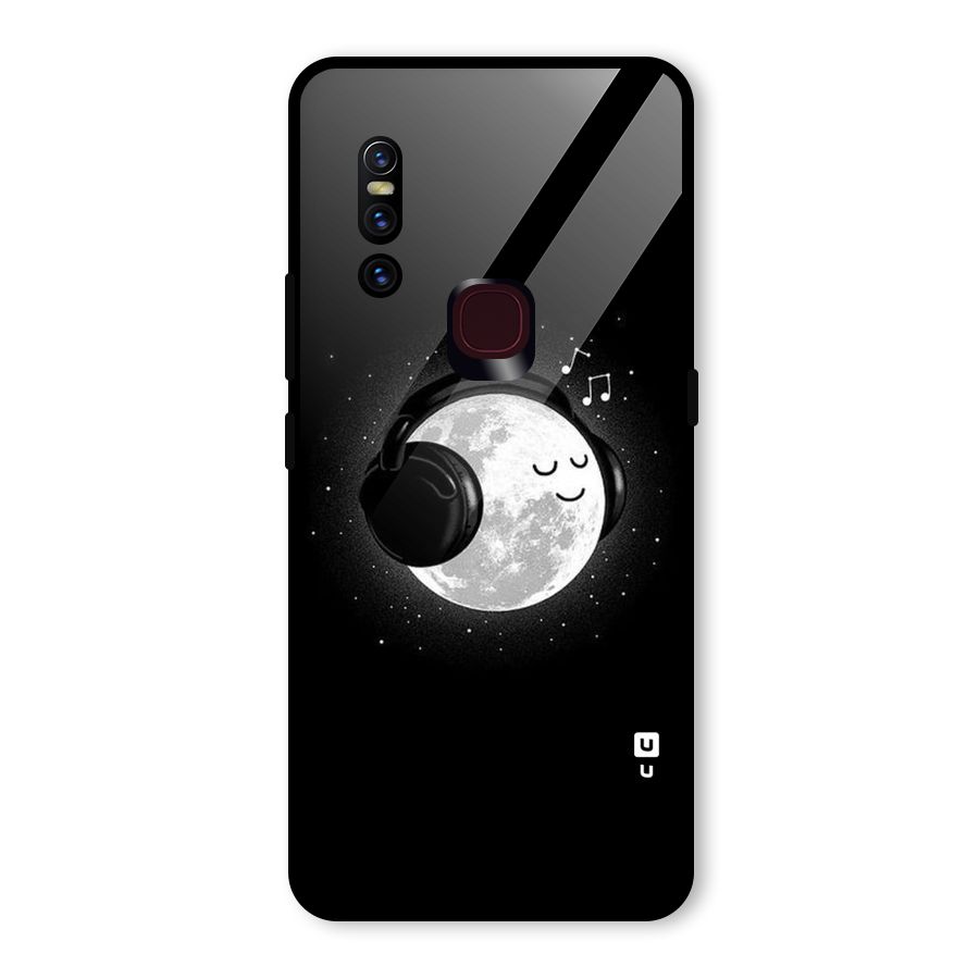 Music World Enjoying Glass Back Case for Vivo V15