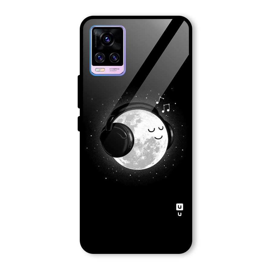 Music World Enjoying Glass Back Case for Vivo V20 Pro
