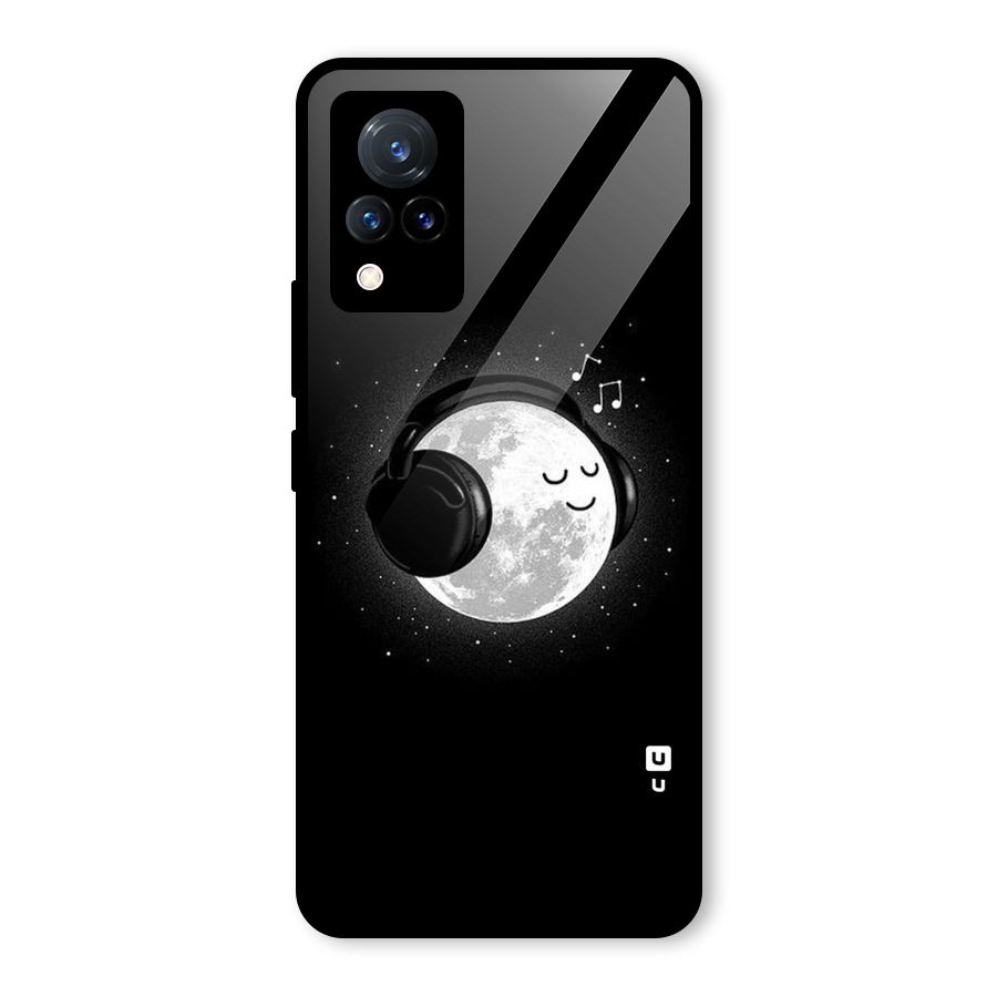 Music World Enjoying Glass Back Case for Vivo V21 5G