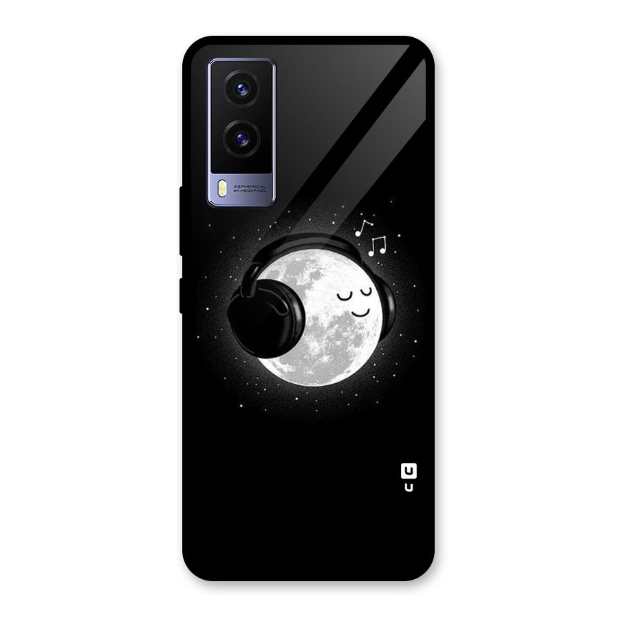 Music World Enjoying Glass Back Case for Vivo V21e 5G
