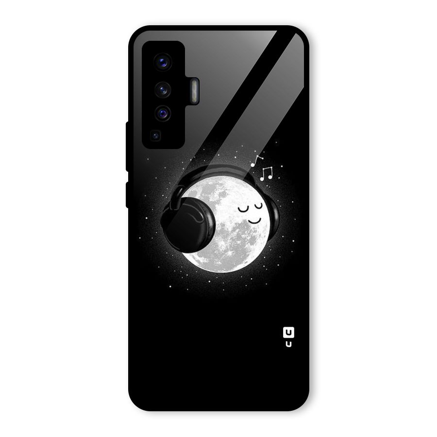 Music World Enjoying Glass Back Case for Vivo X50