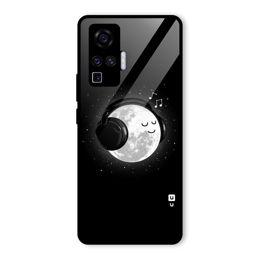 Music World Enjoying Glass Back Case for Vivo X50 Pro