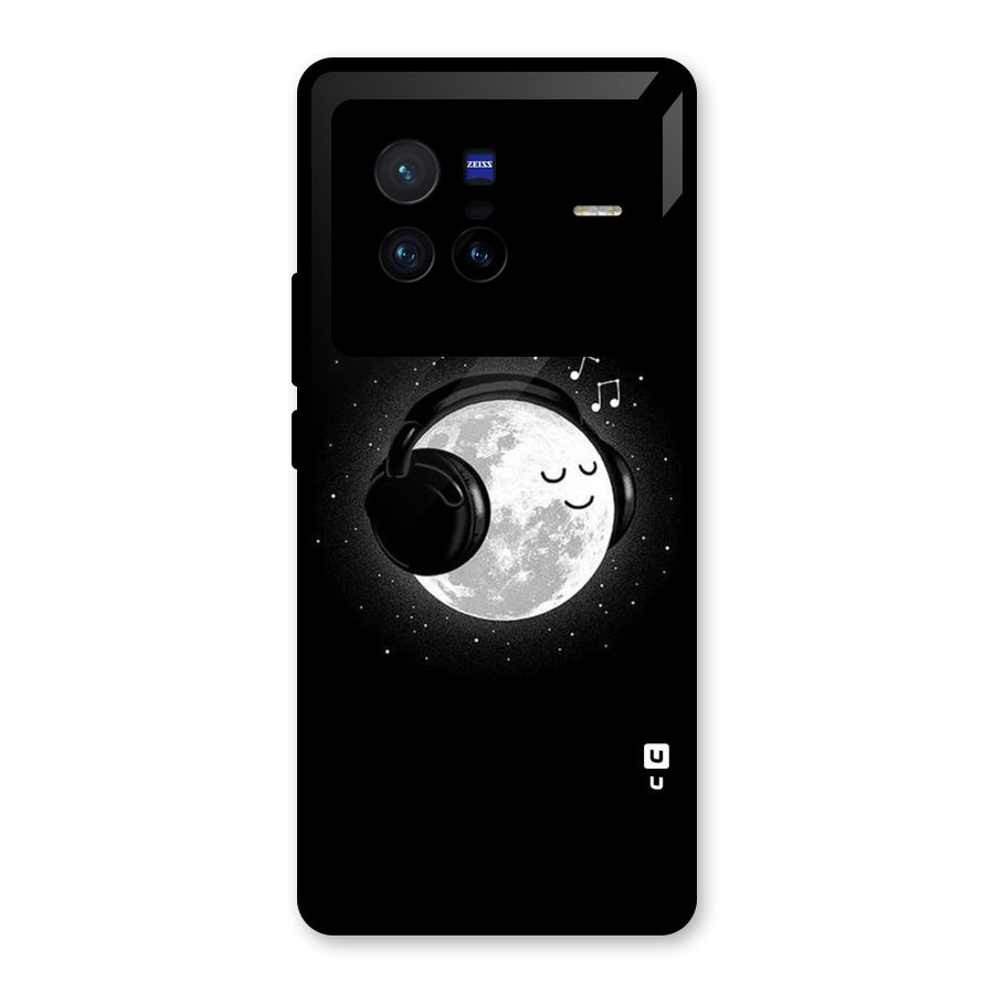 Music World Enjoying Glass Back Case for Vivo X80