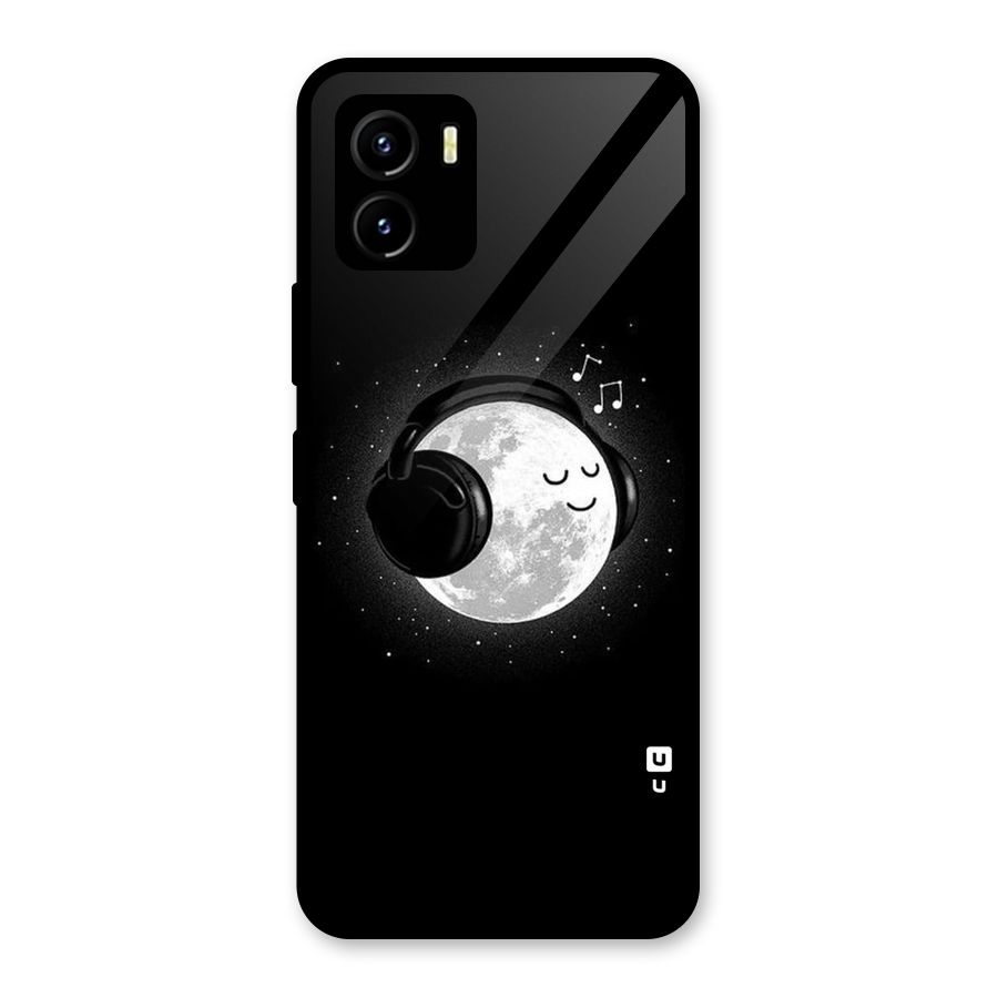 Music World Enjoying Glass Back Case for Vivo Y15s