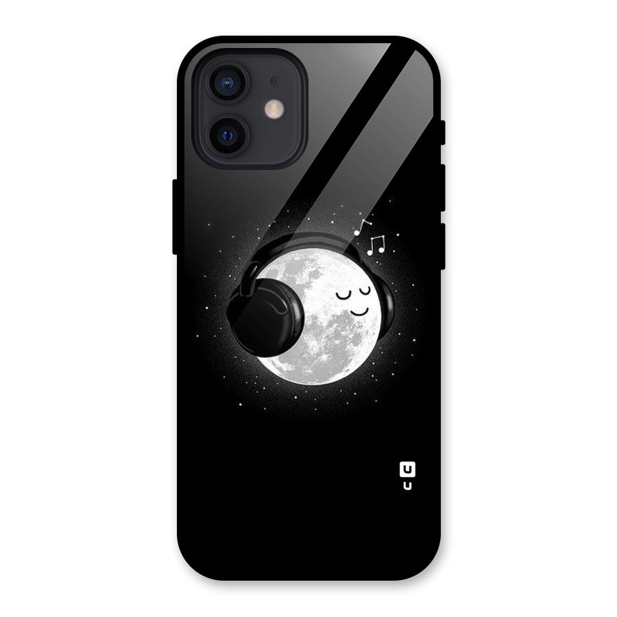 Music World Enjoying Glass Back Case for iPhone 12