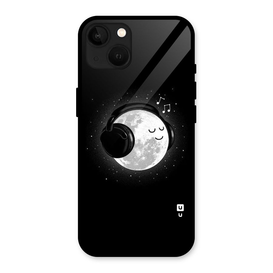 Music World Enjoying Glass Back Case for iPhone 13