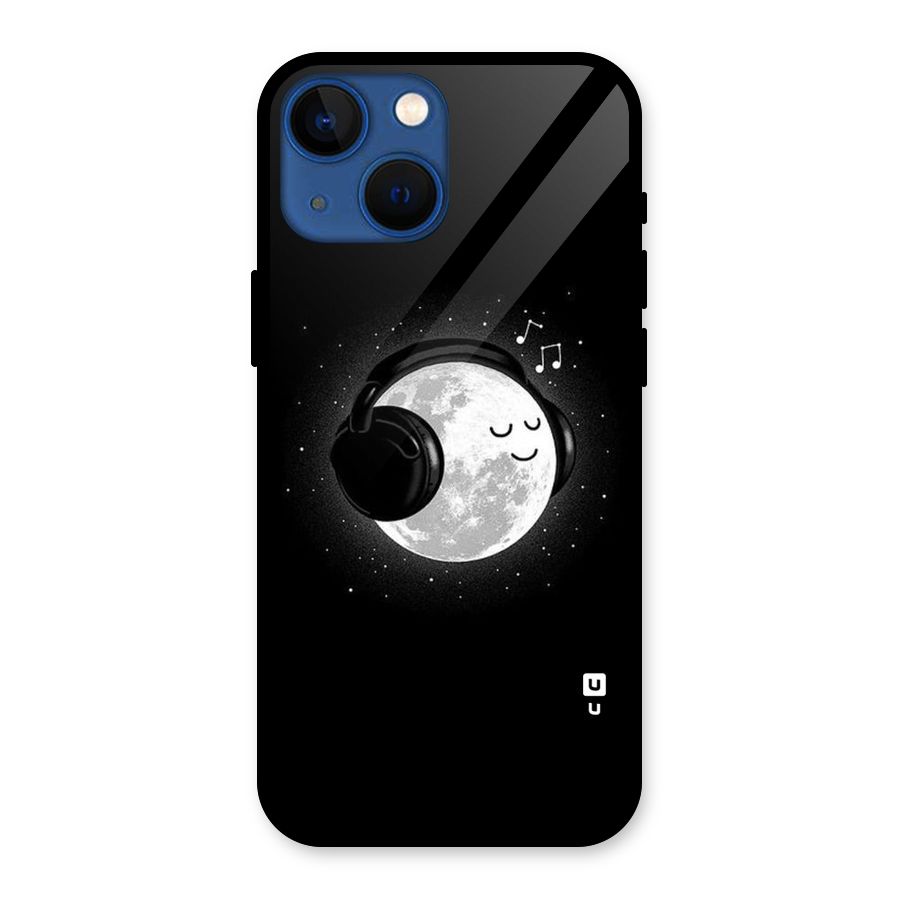 Music World Enjoying Glass Back Case for iPhone 13 Mini