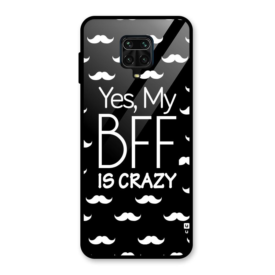 My Bff Is Crazy Glass Back Case for Poco M2 Pro