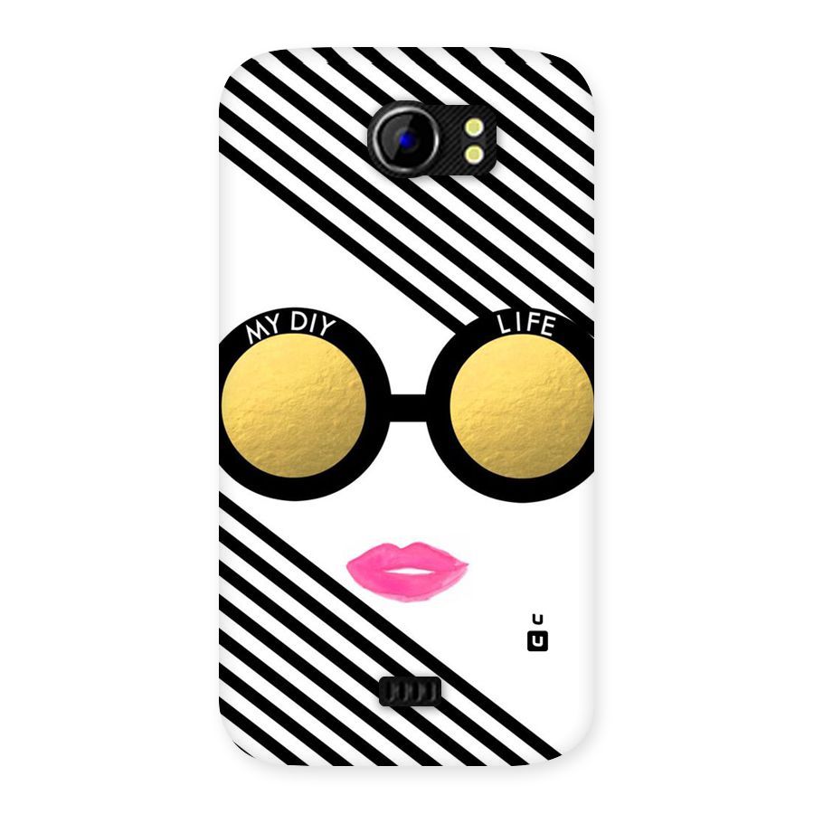 My DIY Life Back Case for Micromax Canvas 2 A110