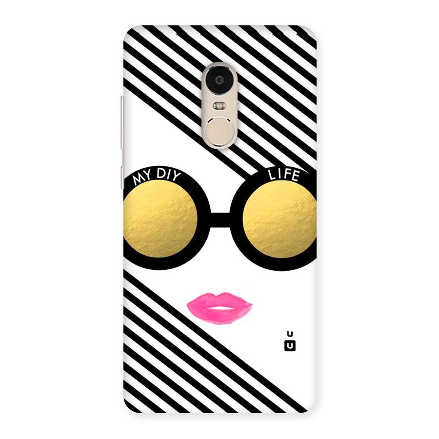 My DIY Life Back Case for Xiaomi Redmi Note 4
