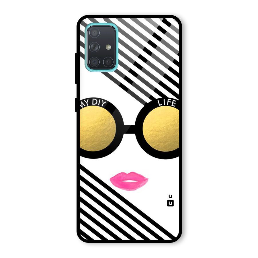 My DIY Life Glass Back Case for Galaxy A71