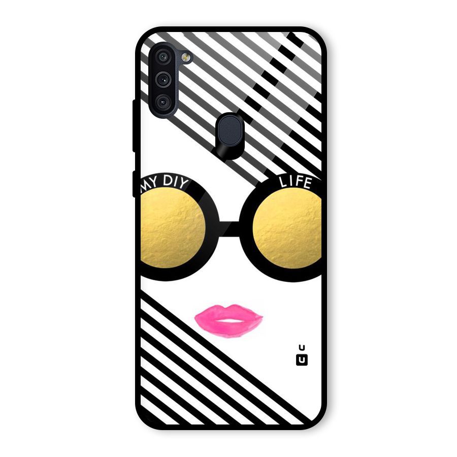 My DIY Life Glass Back Case for Galaxy M11