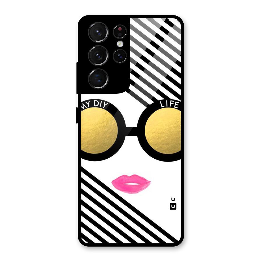 My DIY Life Glass Back Case for Galaxy S21 Ultra 5G
