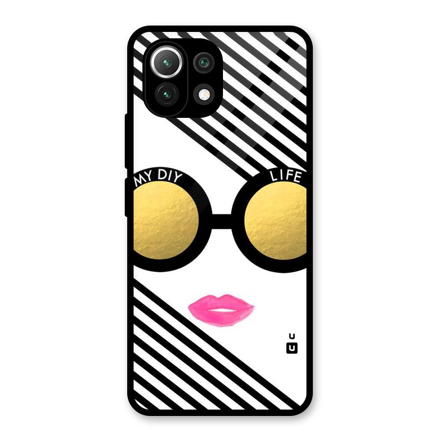 My DIY Life Glass Back Case for Mi 11 Lite