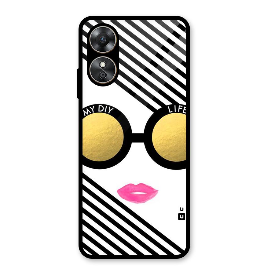 My DIY Life Glass Back Case for Oppo A17