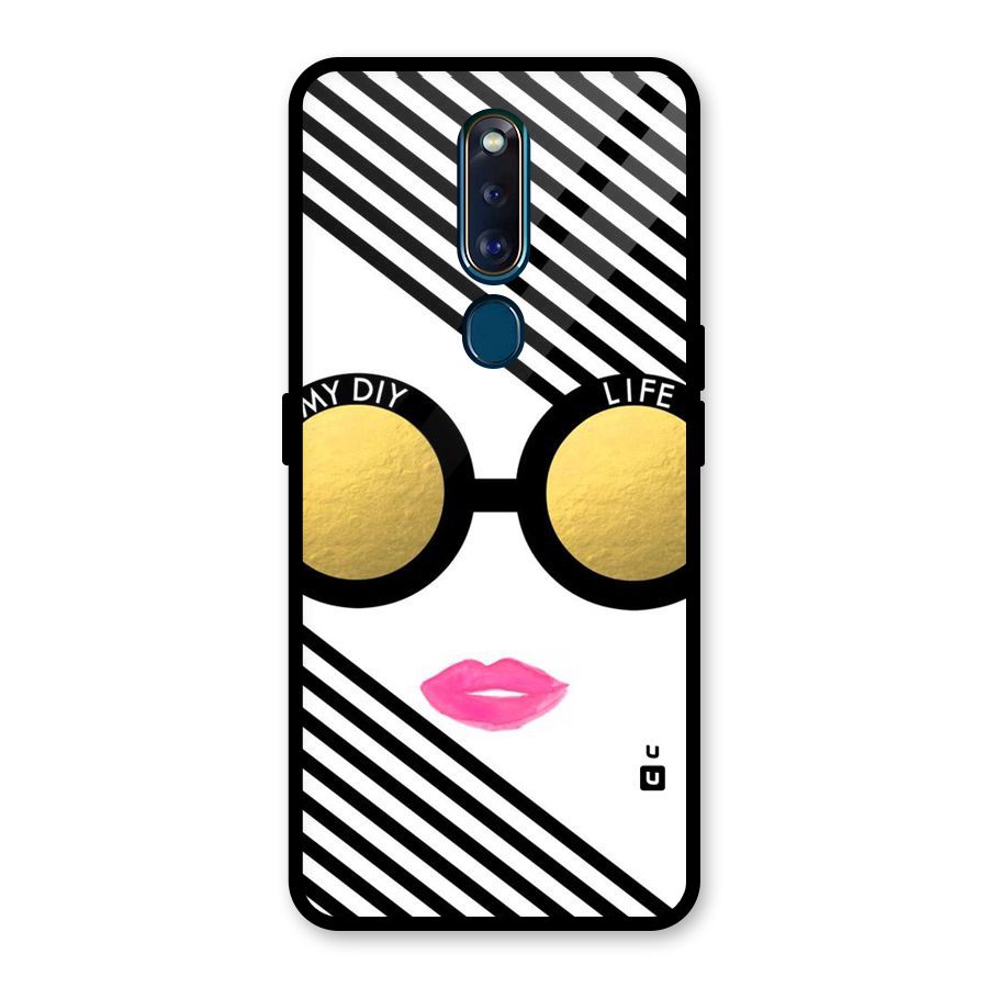 My DIY Life Glass Back Case for Oppo F11 Pro