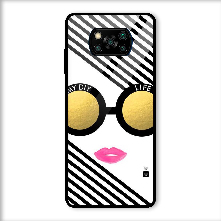 My DIY Life Glass Back Case for Poco X3