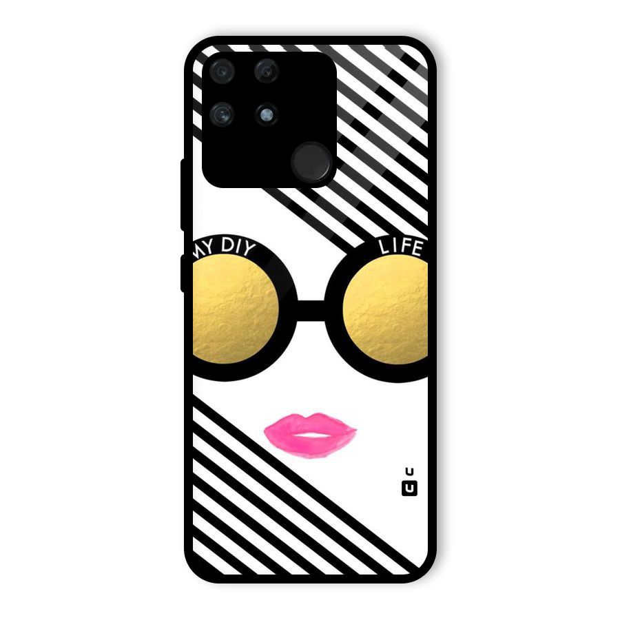 My DIY Life Glass Back Case for Realme Narzo 50A