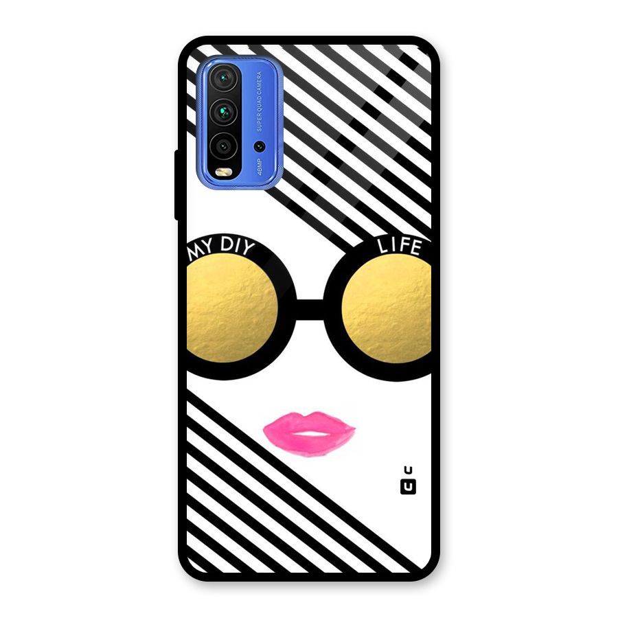 My DIY Life Glass Back Case for Redmi 9 Power