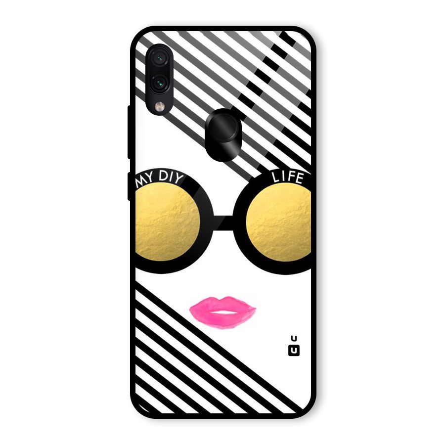My DIY Life Glass Back Case for Redmi Note 7 Pro