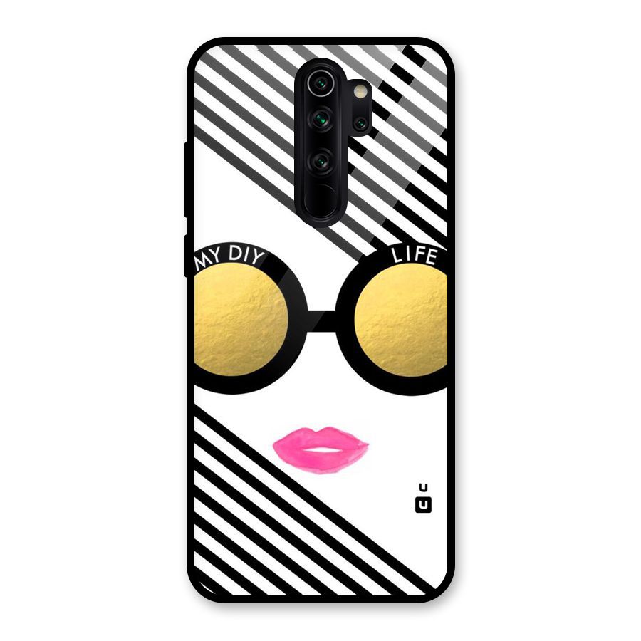 My DIY Life Glass Back Case for Redmi Note 8 Pro