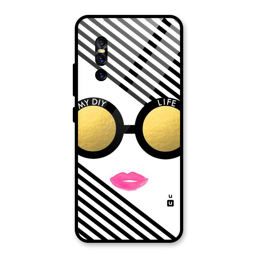 My DIY Life Glass Back Case for Vivo V15 Pro