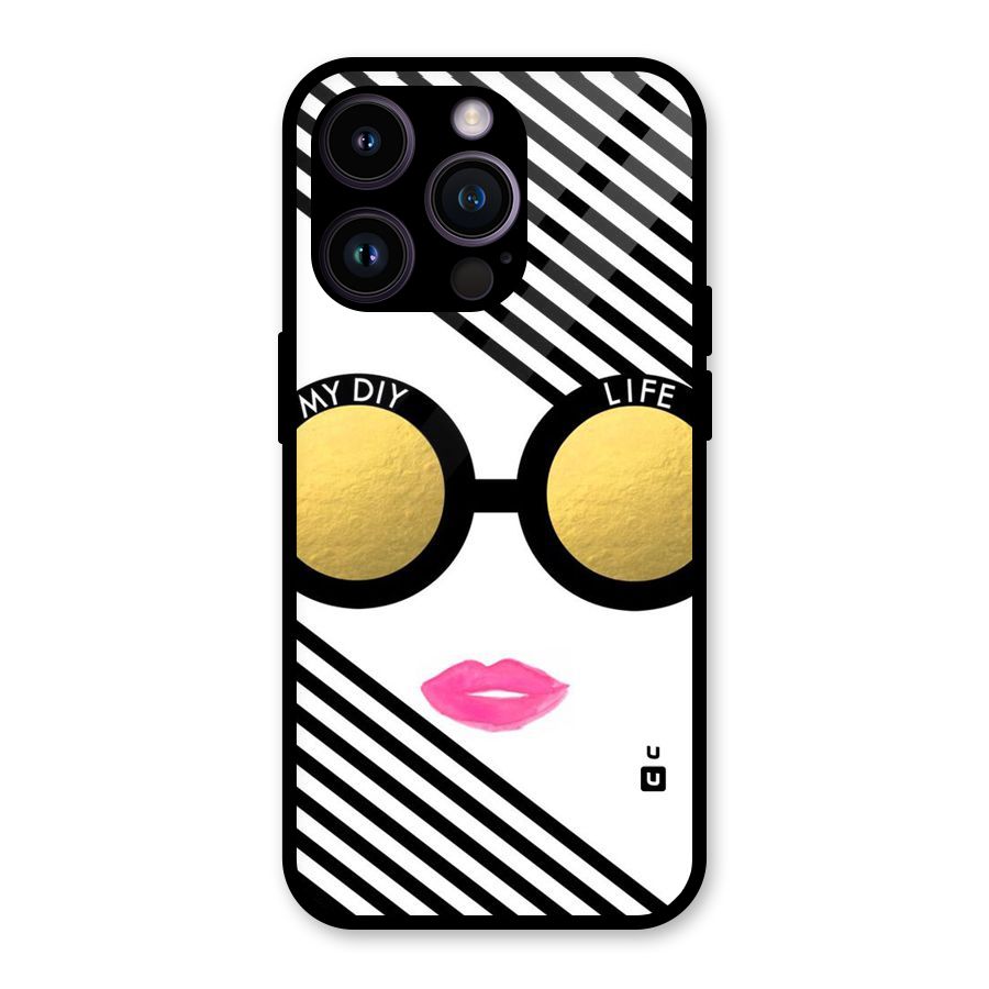 My DIY Life Glass Back Case for iPhone 14 Pro