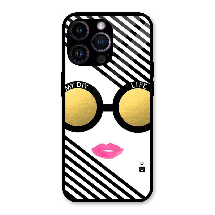 My DIY Life Glass Back Case for iPhone 14 Pro Max