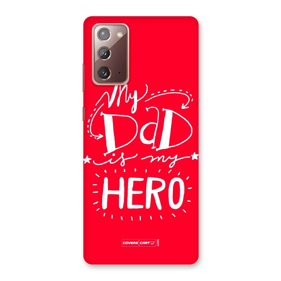 My Dad My Hero Back Case for Galaxy Note 20