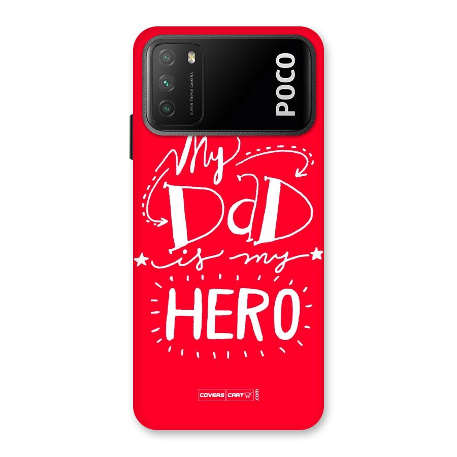 My Dad My Hero Back Case for Poco M3