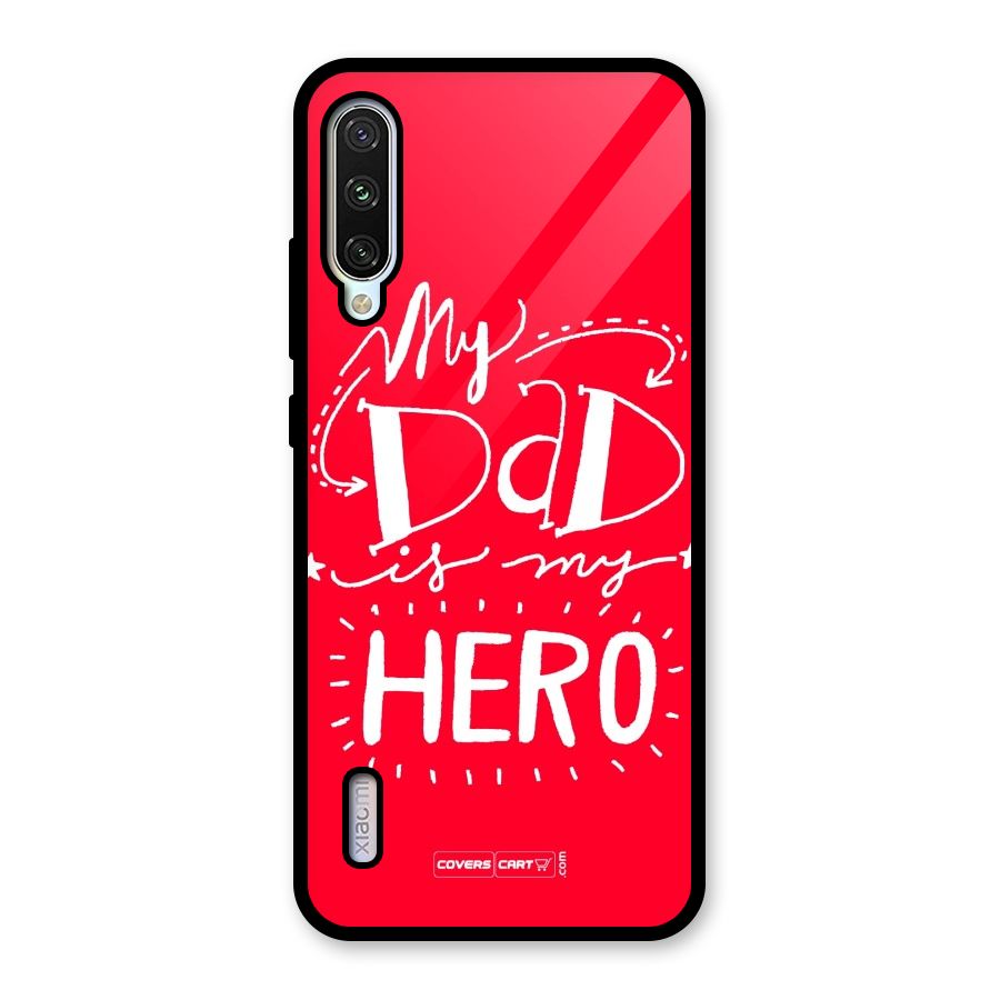 My Dad My Hero Glass Back Case for Mi A3