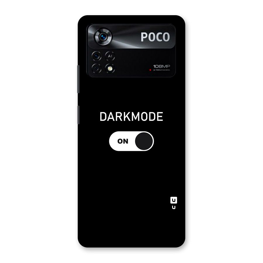 My Darkmode On Back Case for Poco X4 Pro 5G