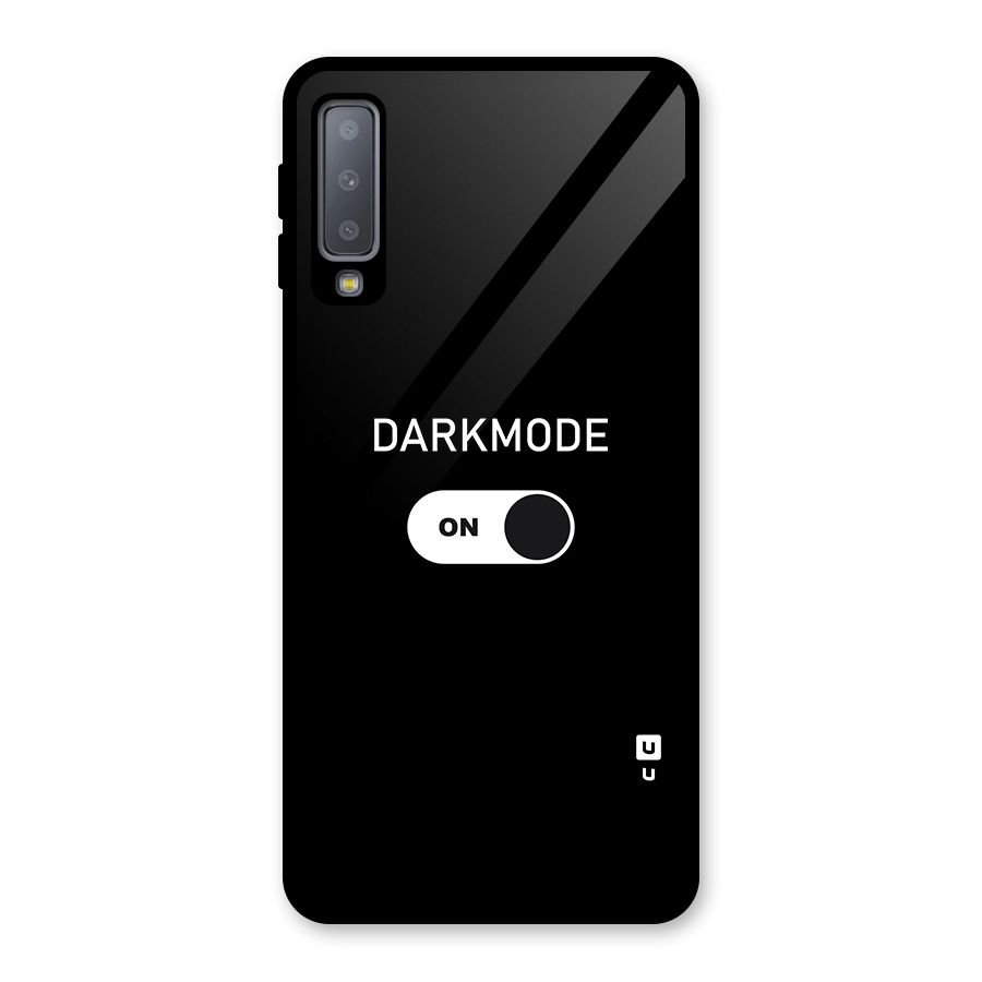 My Darkmode On Glass Back Case for Galaxy A7 (2018)