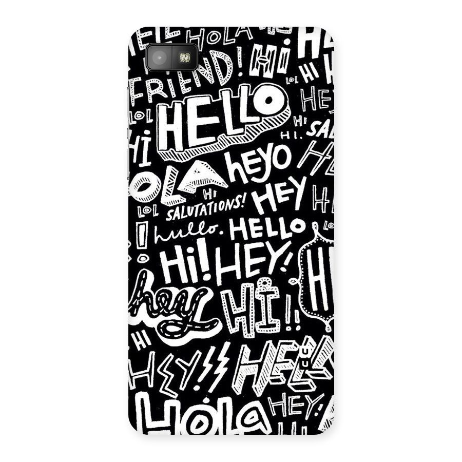 My Friend Back Case for Blackberry Z10