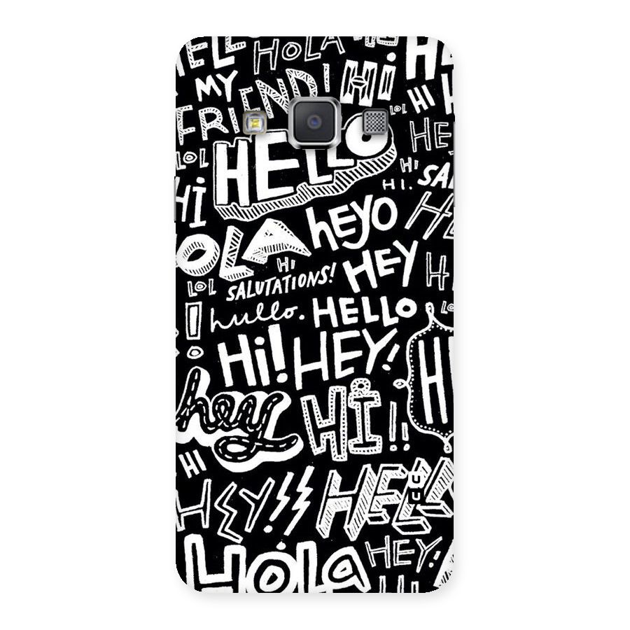 My Friend Back Case for Galaxy A3