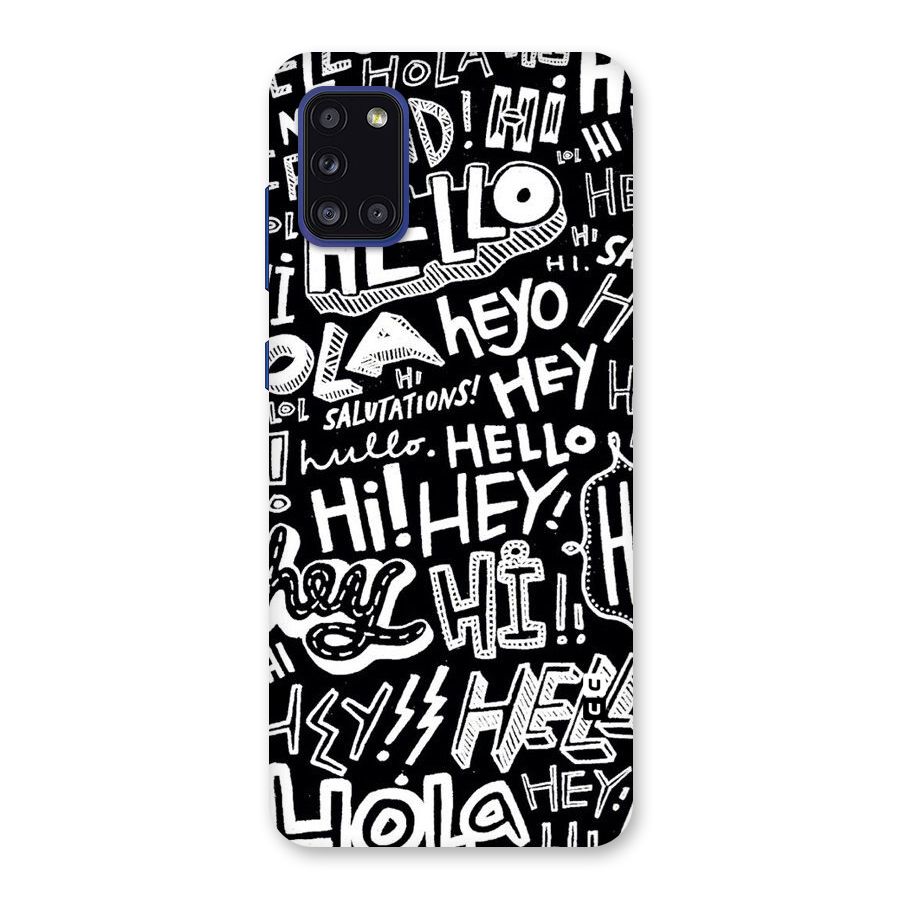 My Friend Back Case for Galaxy A31