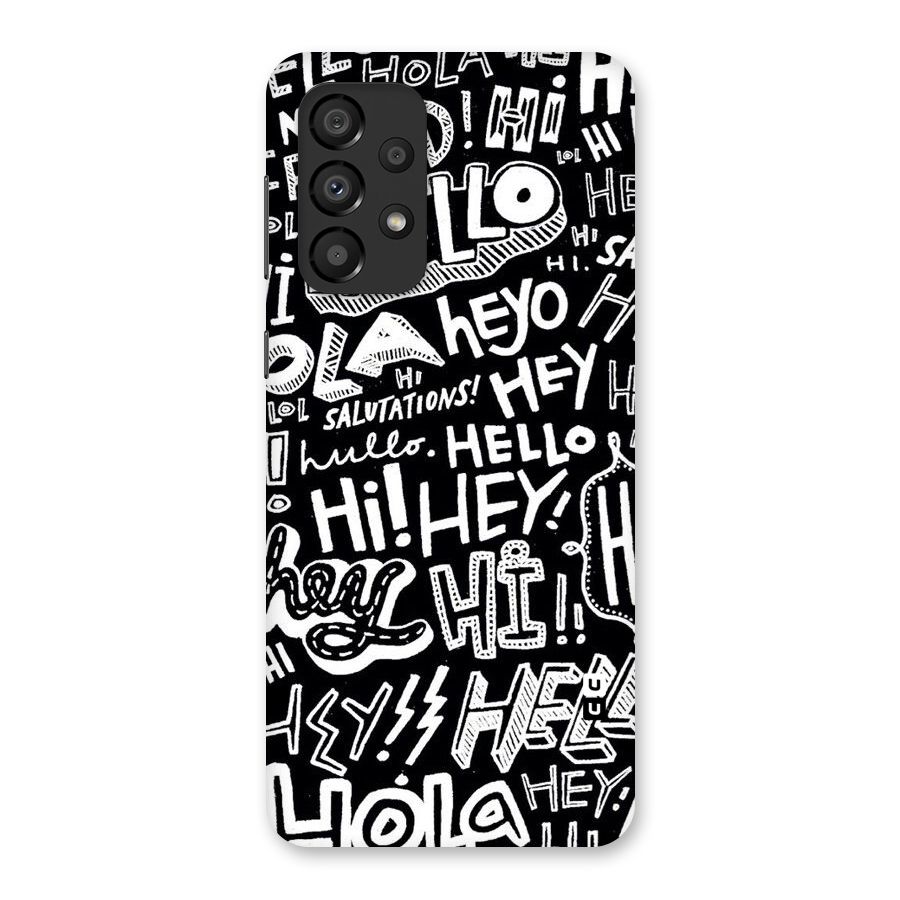 My Friend Back Case for Galaxy A33 5G