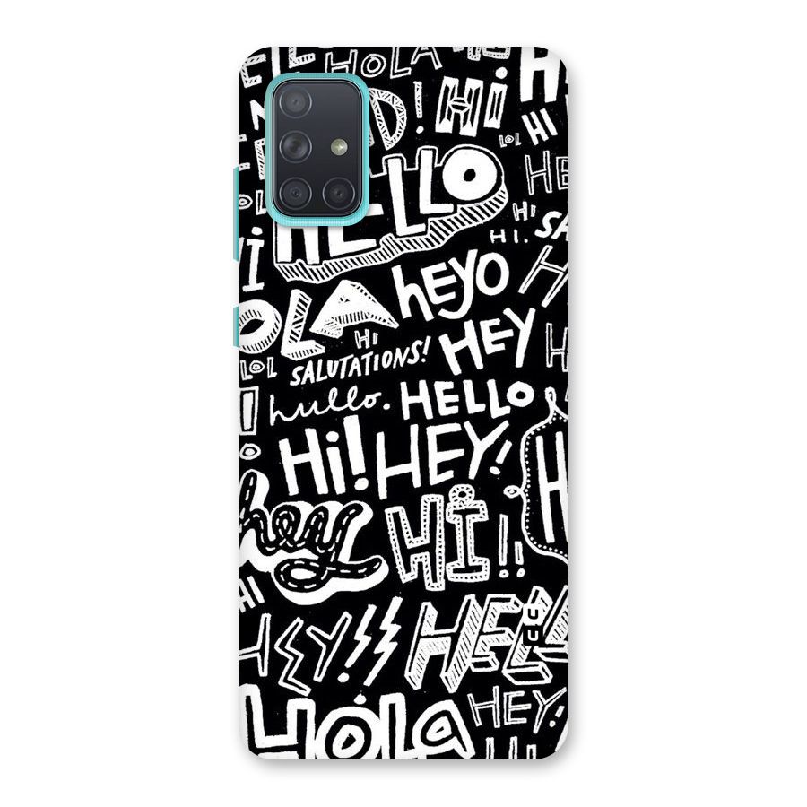 My Friend Back Case for Galaxy A71