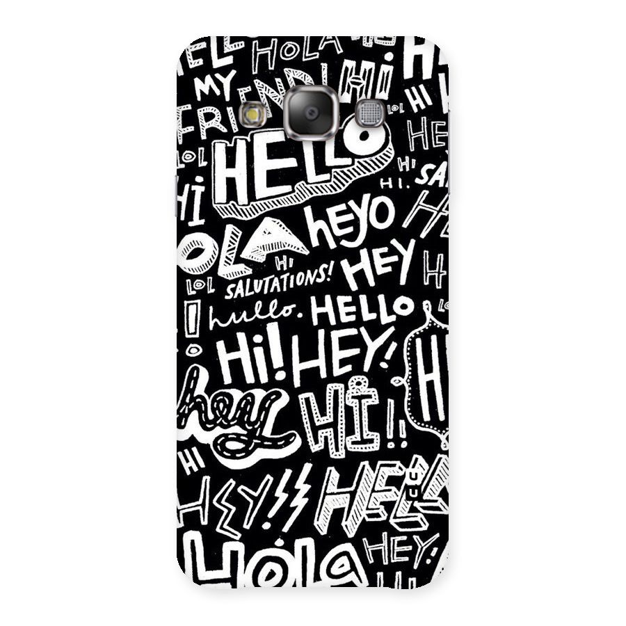 My Friend Back Case for Galaxy E7