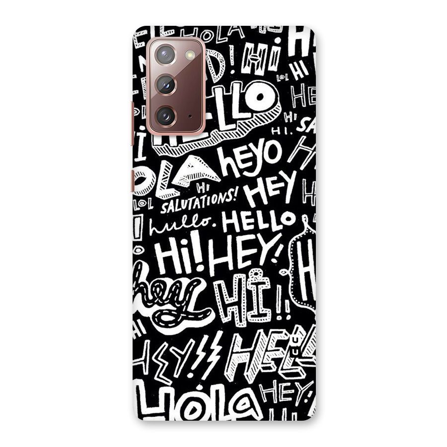 My Friend Back Case for Galaxy Note 20