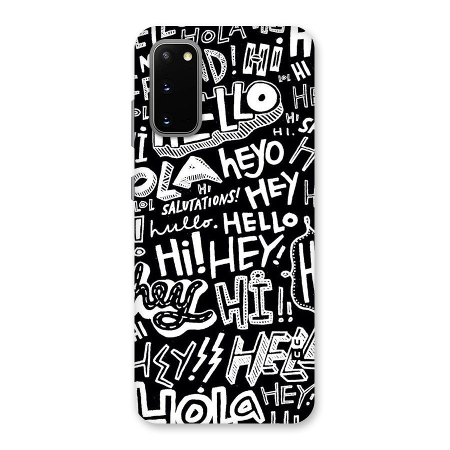 My Friend Back Case for Galaxy S20