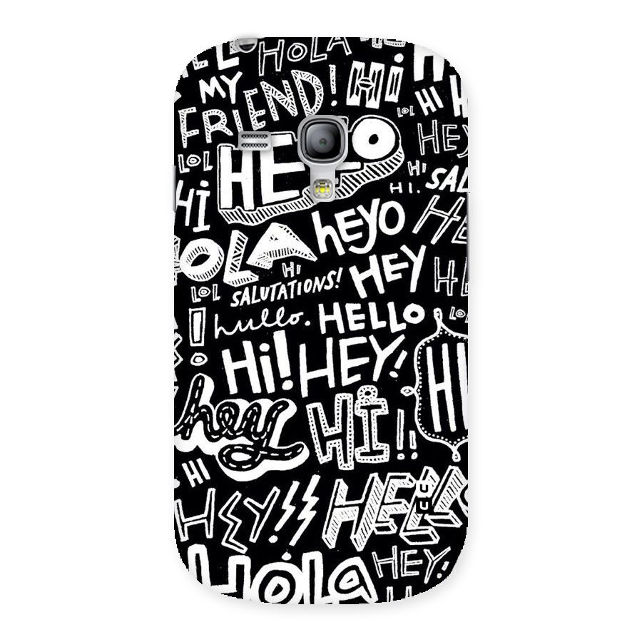 My Friend Back Case for Galaxy S3 Mini